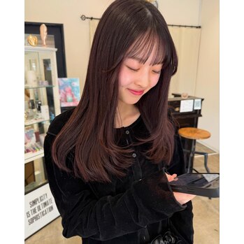 ツヤ感暖色カラー～casita  hair(カシータヘア　長束店)桑重　美保ブログ