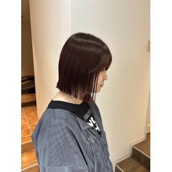 (HINAMI) bob×red～noise  hair(ノイズヘア　大手町店)吉谷　妃奈美ブログ