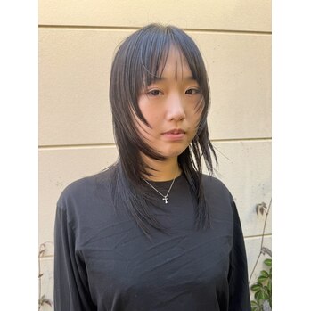 暗髪レイヤースタイル～voice  hair(ボイスヘア　東原店)梅田　幸裕ブログ