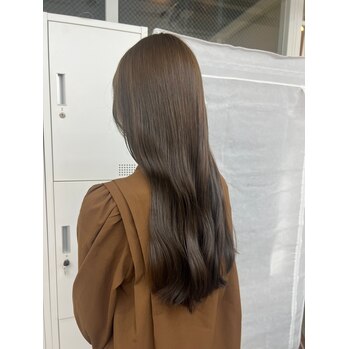 ブリーチなしダブルカラー×オリーブカラー～Lien(リアン　中区立町)園山　七彩ブログ
