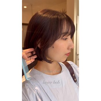 (riho blog) レイヤーボブ～noise  hair(ノイズヘア　大手町店)秋本　莉帆ブログ