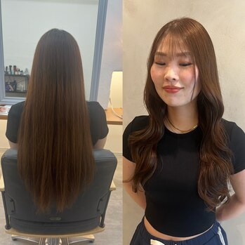 レイヤーカット×オリーブブラウン～Lien(リアン　中区立町)園山　七彩ブログ