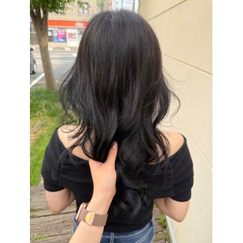 “momo”～Blue color～voice  hair(ボイスヘア　東原店)藤尾　萌々ブログ