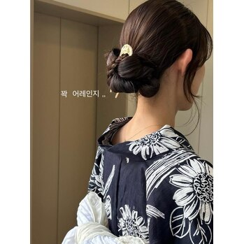 (hinami) 浴衣の着付け/ ヘアセット～noise  hair(ノイズヘア　大手町店)吉谷　妃奈美ブログ