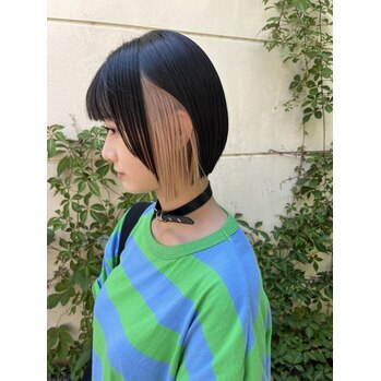 インナーカラー~ホワイトベージュ~voise hair(ボイスヘア 東原店)中本 貴之ブログ