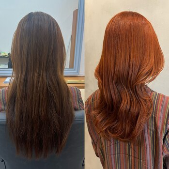 ブリーチなしダブルカラー×レイヤーカット～Lien(リアン　中区立町)園山　七彩ブログ