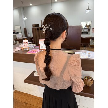 “momo”～hair arrange～voice　hair(ボイスヘア　東原店)藤尾　萌々ブログ