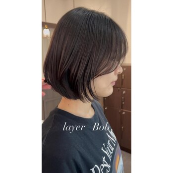 riho blog レイヤーボブ～noise  hair(ノイズヘア　大手町店)秋本　莉帆ブログ