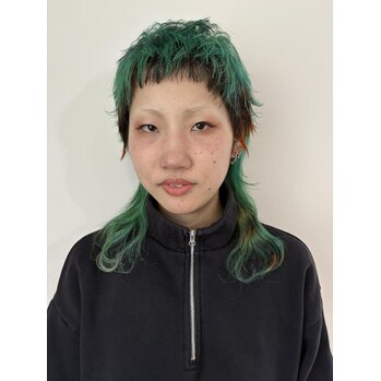 個性派ウルフ〈shake blog〉～voice  hair(ボイスヘア　東原店)いりえ　しゃけブログ