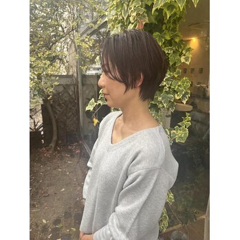 まとまる前髪長めショートスタイル～voice  hair(ボイスヘア　東原店)中本　貴之ブログ