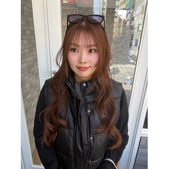 ブリーチなしダブルカラー×ブラウンカラー～Luora(ルオラ　中区中町)園山　七彩ブログ