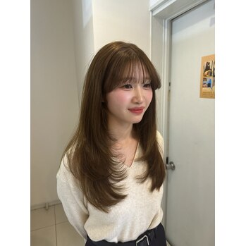 ブリーチなしダブルカラー～Luora(ルオラ　中区中町)都間　すみれブログ