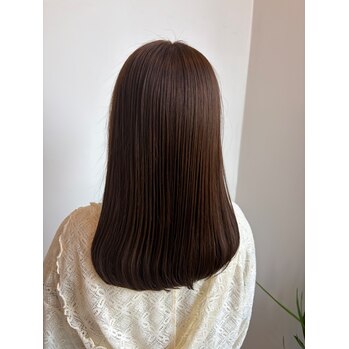 ブリーチなしダブルカラーで寒色ブラウン～Luora(ルオラ　中区中町)園山　七彩ブログ