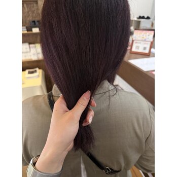 “momo”～cassis purple～voice  hair(ボイスヘア　東原店)藤尾　萌々ブログ