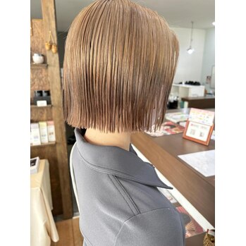 〈shake blog〉切りっぱなしベージュカラー～voice  hair(ボイスヘア　東原店)いりえ　しゃけブログ