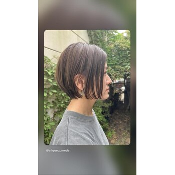 丸みBob～voice  hair(ボイスヘア　東原店)梅田　幸裕ブログ