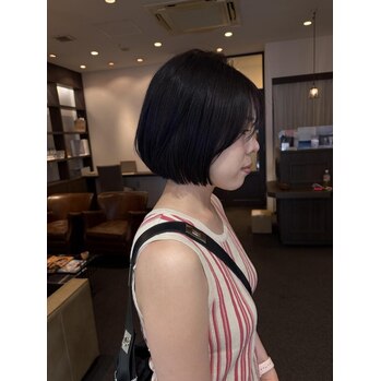 riho blog ラベンダー×ボブ～noise  hair(ノイズヘア　大手町店)秋本　莉帆ブログ