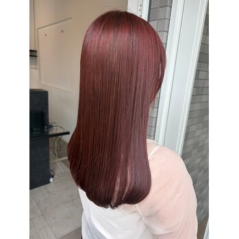 ブリーチなしダブルカラー×ピンクカラー～Luora(ルオラ　並木店)園山　七彩ブログ