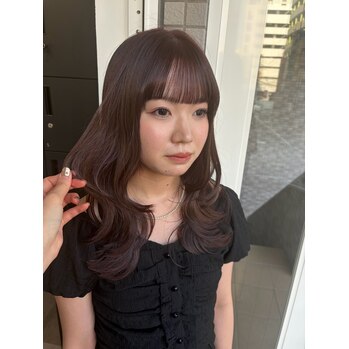 ラベンダーグレージュ×レイヤーカット～Luora(ルオラ　並木店)園山　七彩ブログ