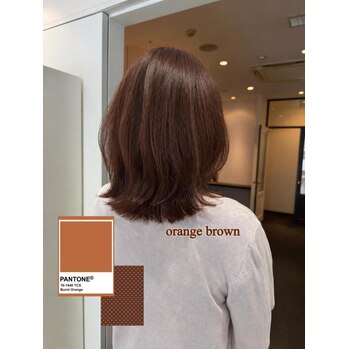 yurina blog オレンジブラウン～noise  hair(ノイズヘア　大手町店)古谷　由莉奈ブログ