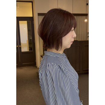riho . layerbob×秋カラー～noise  hair(ノイズヘア　大手町店)秋本　莉帆ブログ