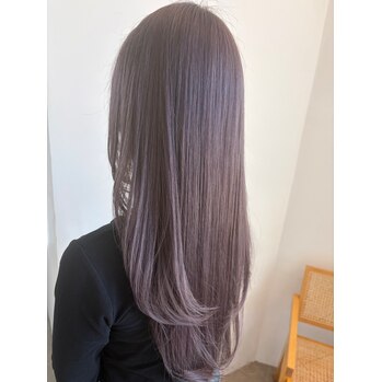 ワンブリーチでつくるラベンダーカラー～Luora(ルオラ　並木店)園山　七彩ブログ