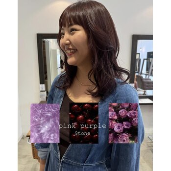 yurina blog ピンクパープル～noise  hair(ノイズヘア　大手町店)古谷　由莉奈ブログ